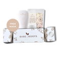 bare roots bon bon with products behind it