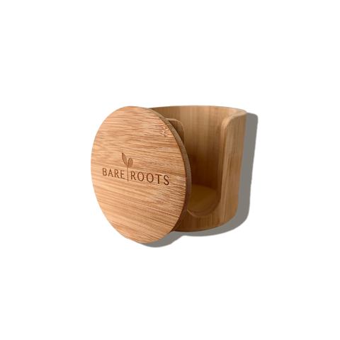 Bamboo Cotton Pad Holder