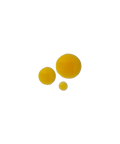 Golden gel-like serum texture swatched on a smooth surface