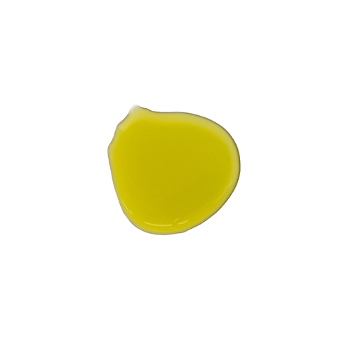 A close-up of a golden drop of Bare Roots Omega Oil highlighting its rich, nourishing texture.